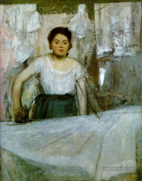 femme repassage Edgar Degas Peinture à l'huile